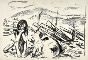 Edvard Munch, Omega und das Schwein