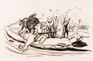 Edvard Munch, Alphas Tod